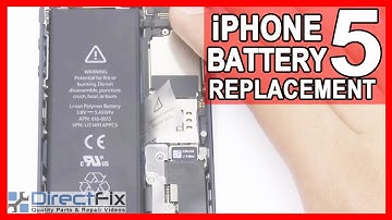 New iPhone 5 battery Replace Repair shown in 5 Minutes
