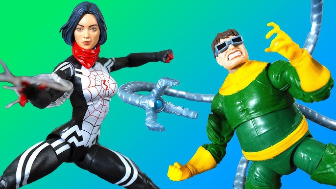 Marvel Legends Series Spider-Man 60th Anniversary Marvel's Silk and Doctor  Octopus 2-Pack 6-inch Action Figures (Exclusive) 