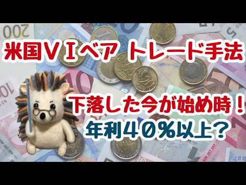 【トレード手法説明】米国VIベアで年利40％以上？VIX指数上昇した今が始めどき！