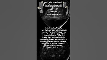 سورة الأحقاف 19/13 turk/arab #القران_الكريم#quran
