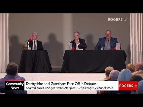 Capa de Derbyshire and Grantham Face Off in Debate | Rogers tv