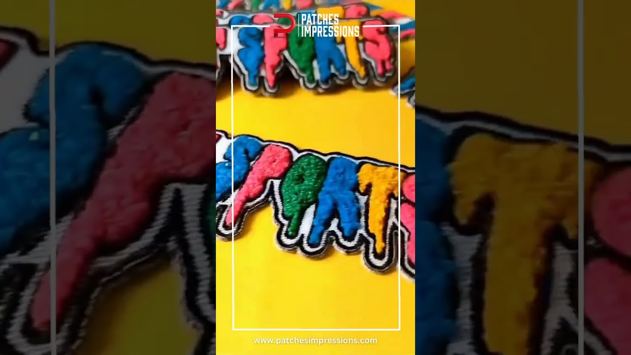 Transforming your look with our cozy chenille patches!🧵