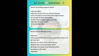 A2 - Goethe Zertifikat Email & Brief Schreiben | Letter writing in German A2 Exam - Video 3