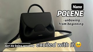Unboxing my first Polene bag, Numero Uno Nano in Chalk! 🤍 #polene