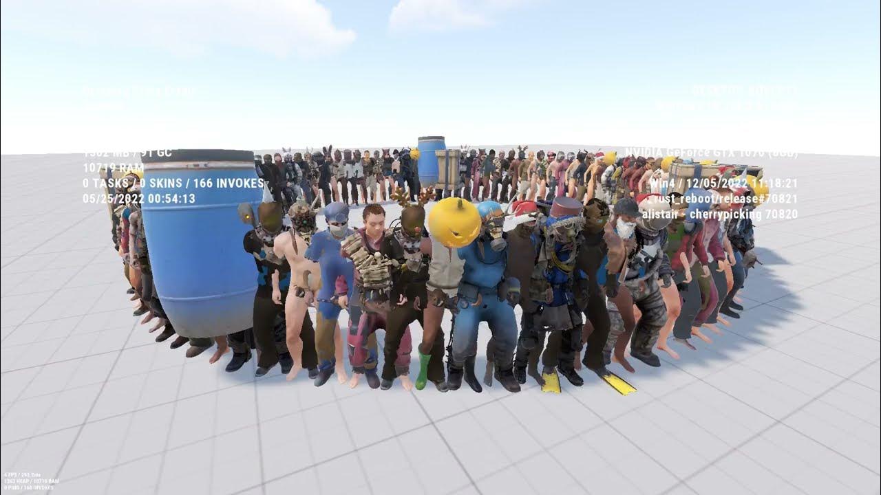 Rust benchmark I77700 GTX1070 YouTube