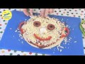 Cook a pizza face with the nesquik imagination station