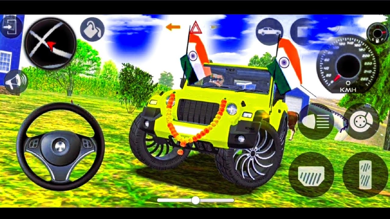 Modified Mahindra Thar😈Games:Indian Yellow Thar (Gadi Wala Games) Car Game Android Game - #2026