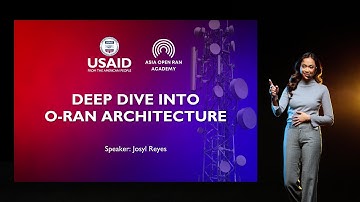 Deep Dive into O RAN Architecture 8.16.2022