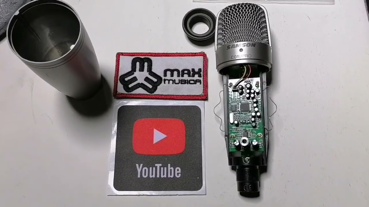SAMSONTECH.COM ------- Microfono Samson Modelo: c01u PRO, POR DENTRO!!! ------  ( EDITADO )