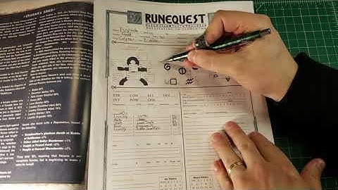 I Make A Runequest Glorantha Character! Part 3 - Rune Affinities