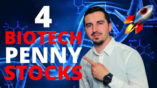 4 Biotech Penny Stocks To Buy NOW! | MASSIVE Upside Potential | 🚀
