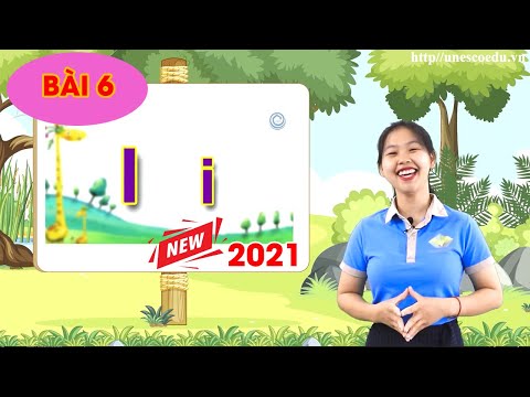 Video Tiếng Việt Lớp 1 | Bài 6: Ghép Vần Chữ i | Học Tiếng... - YouTube