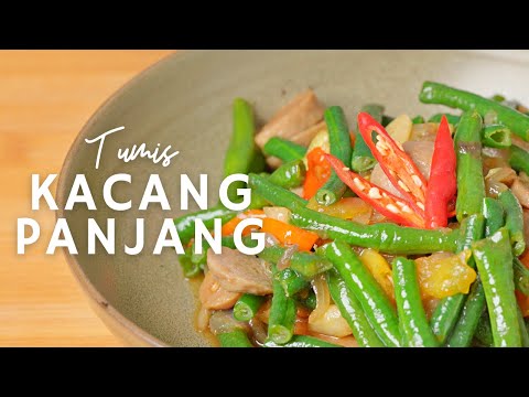 Cara Memasak Oseng Kacang Panjang Bakso