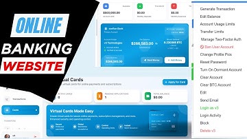 Advance Online Banking Website Tutorial | How to Make a Banking Website (Step-by-Step Guide)