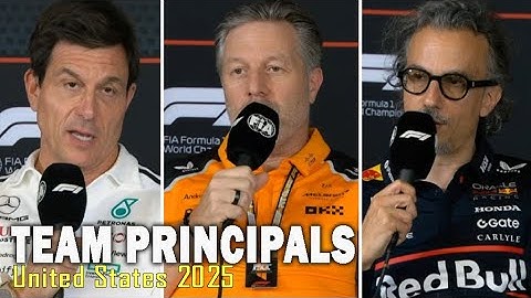 F1 2025 United States GP | Team Principals Press Conference – Wolff, Brown & Mekies