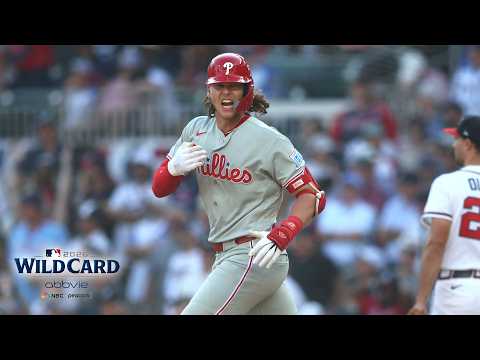 Alec Bohm Game 2 HERO 🤯 Solo HR in 10th seals Phillies' win | 2026 MLB Wild Card Series | NBC Sports
