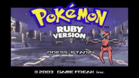 POKEMON RUBY ASM - ANIMATED TITLESCREEN v.1.1