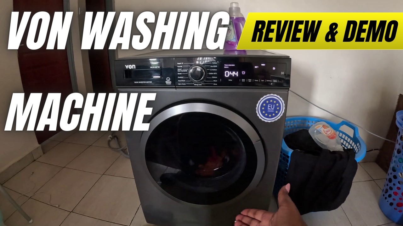 Von Washing Machine Review – Honest Demo & Q&A! 🚀 (Filmed with GoPro Hero 12 Black)