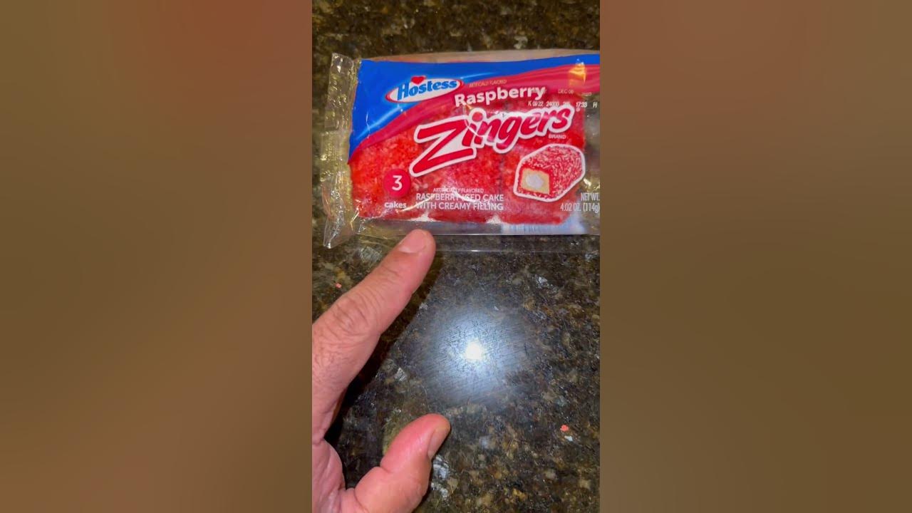 Hostess raspberry zingers raspberry iced cakes with coconut flakes 3