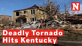 Famous Video: Devastating Aftermath Of Deadly Kentucky Tornado That Destroyed Homes And Buildings Net Worth