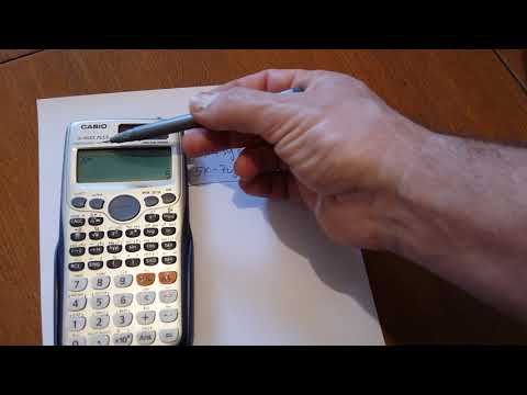 Sustav jednadžbi na kalkulator Casio fx-991 ES plus