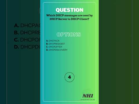 Dynamic Host Configuration Protocol (DHCP) | Practice Questions and Answers | MCQ-21