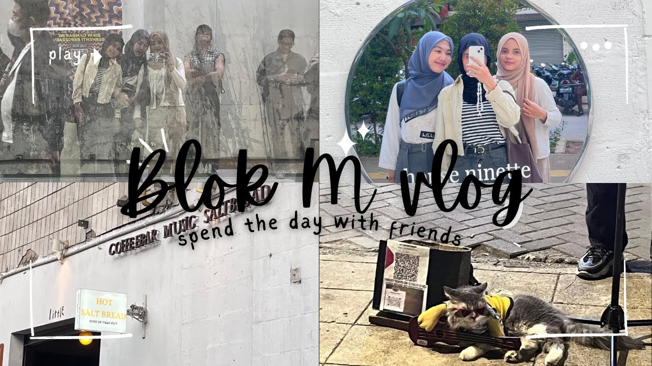 Blok M adventure with friends by KRL and MRT!🚆