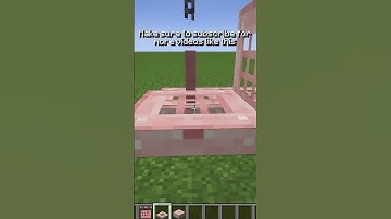 Minecraft: Swing Bench Build Hack | #shorts