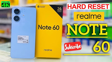 Realme Note 60 Hard Reset Realme (Rmx3933)  Pattern Pin Password Unlock, Without Pc