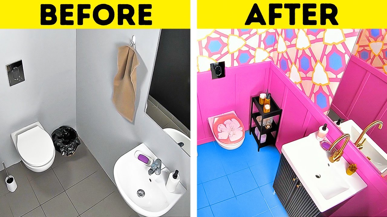 Extreme DIY Small Bathroom Makeover