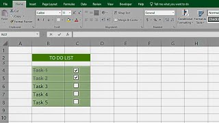 Making a Basic To-Do List in Microsoft Excel