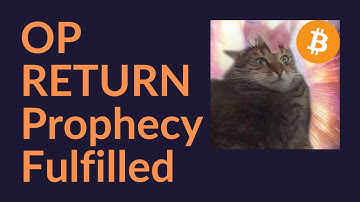 OP RETURN Prophecy Fulfilled (Bitcoin)