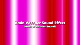 Bmin Vocoder Sound Effect