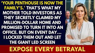 My Family Tried To Steal My Penthouse, But I Locked Them Out And Exposed Every Lie