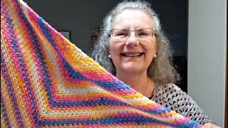 Small Knit/Crochet Items Slideshow, Knit Lace Sweater, Moss St Shawl, And 2 WIPs Apr 17 2026