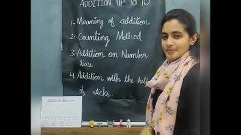 Class 1 | Chapter 3-  Addition up to 10 | Meaning of Addition | Addition on number line | CMS