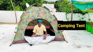 புதுசா Tent வாங்கிருக்கோம்🏕️|Camping Tent Open Video|Idhu Namma Route.