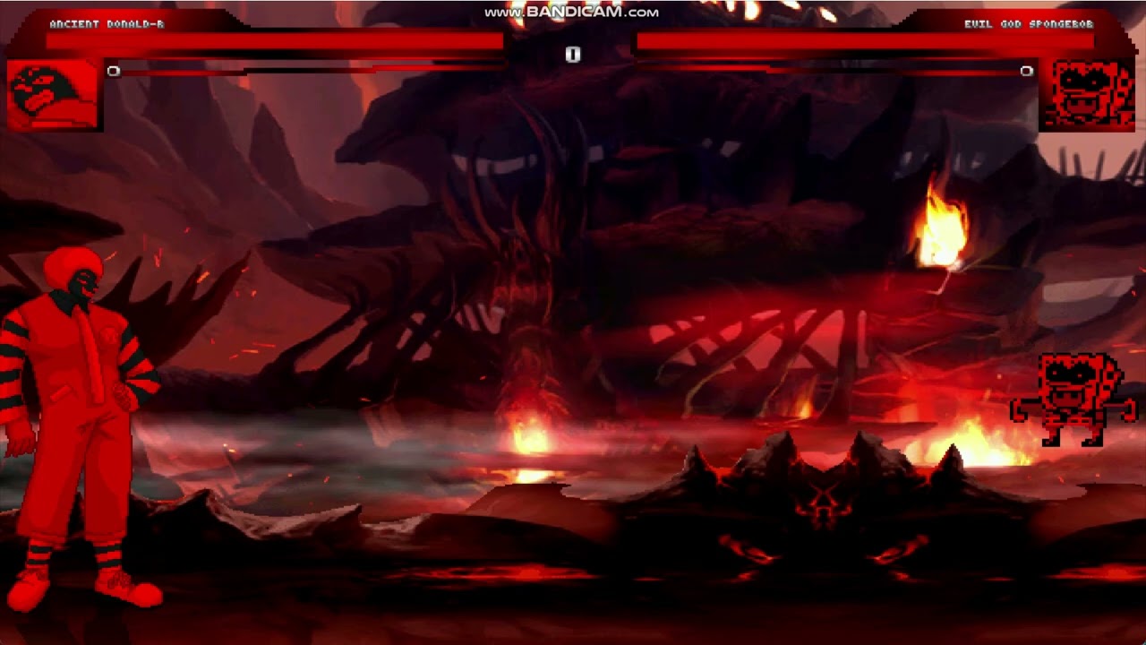 Ancient Donald-R OP (%F Mode) VS Evil God Spongebob OP