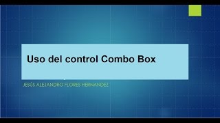 Combo Box Visual Basic NET