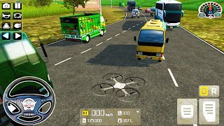 DRONE Driving in Bus Simulator Indonesia - Androi GamePlay 2021 #6 screenshot 4