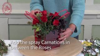 How to Make a Valentine's Day Flower Arrangement