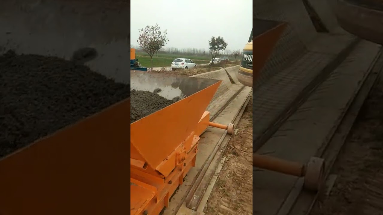 T shaped video for water channel making machine /drainage ditch forming machine