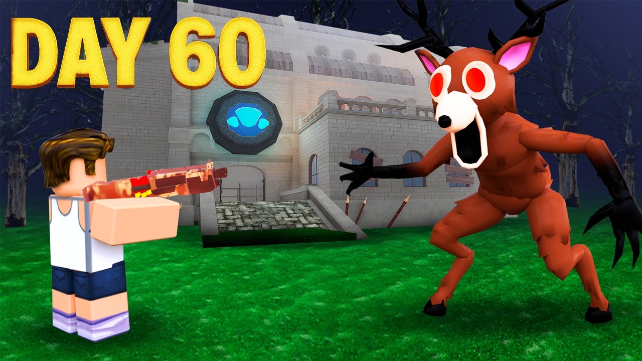 Can I Survive the STRONGHOLD in The Forest? (Roblox)