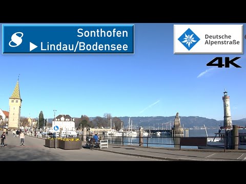 Deutsche Alpenstraße Timelapse 8/8: Sonthofen - Lindau (Bodensee)