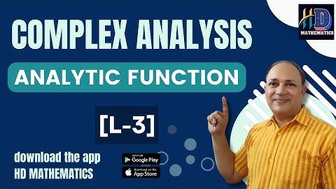 complex functions  analytic functions complex analysis Bsc Msc net jam math in hindi by Hd sir