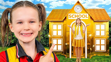 Adventure in a Rich School for Kids