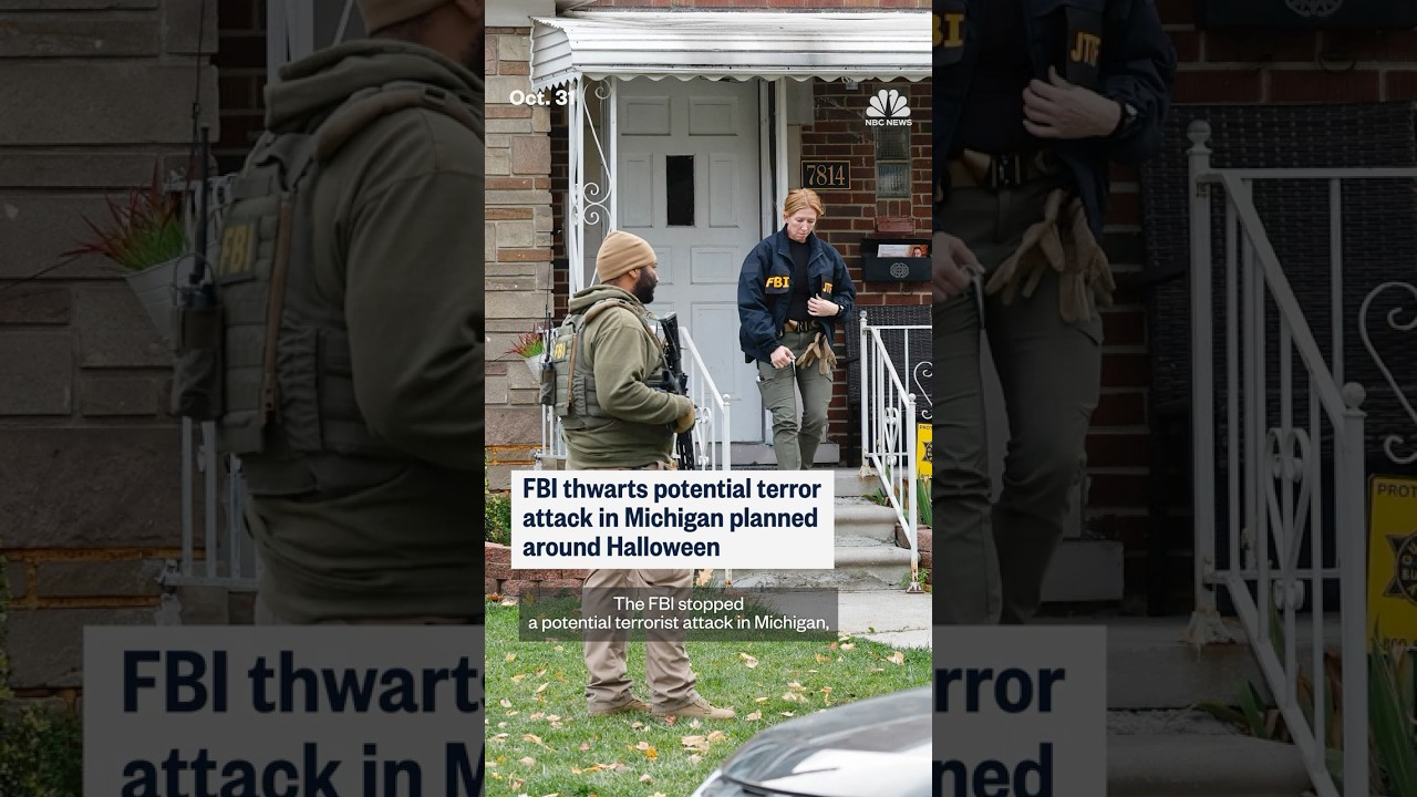 FBI thwarts potential terror attack in Michigan planned around Halloween FBI thwarts potential terror attack in Michigan planned around Halloween