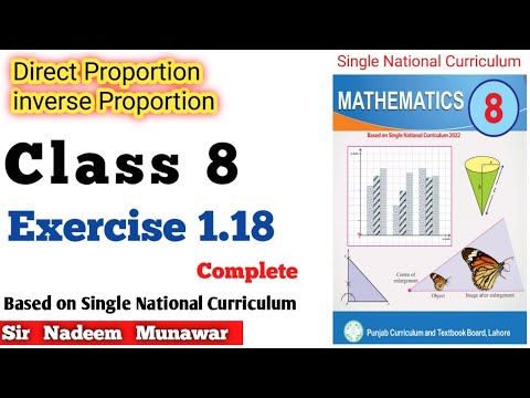 Class 8 Exercise 1.18 Single National Curriculum Ex 1.18 8th SNC PCTB ...