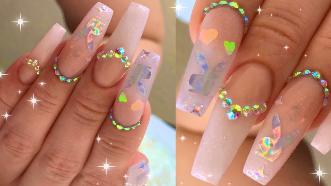 Playboy Bunny Nail Art Designs for Short Nails - wide 8