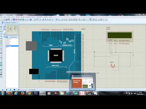 simulation ARDUINO + AFFICHEUR LCD sur ISIS PROTEUS